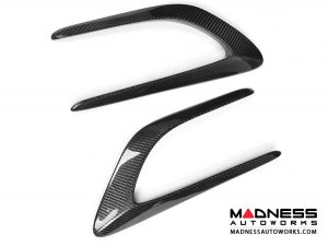 Mercedes-Benz C-Class W205 C63 Front Fender Vents - Carbon Fiber